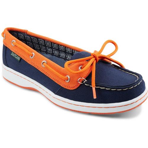 Detroit Tigers Womens Boat Shoes by Eastland