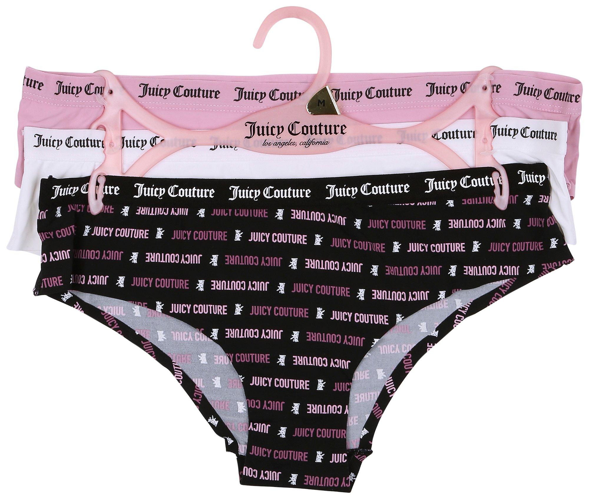Buy Juicy Couture Girls Couture Three Pack Briefs Ballerina