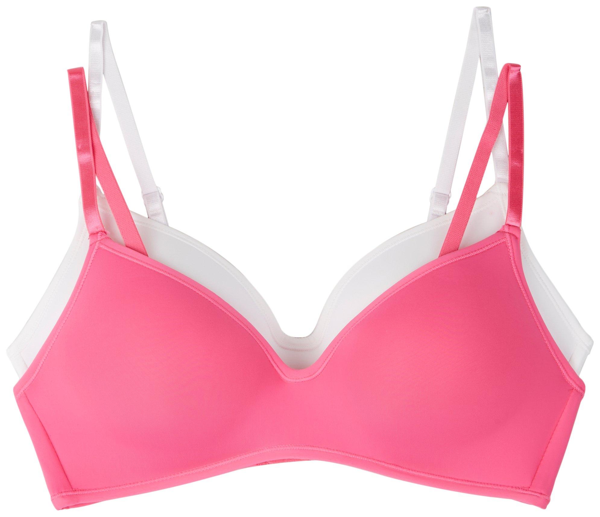 Juniors 2-Pc. Solid Weekender Bra Set