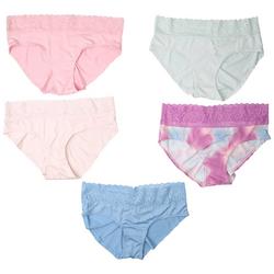 Juniors 5-Pc Solid Pastel Hipster Set
