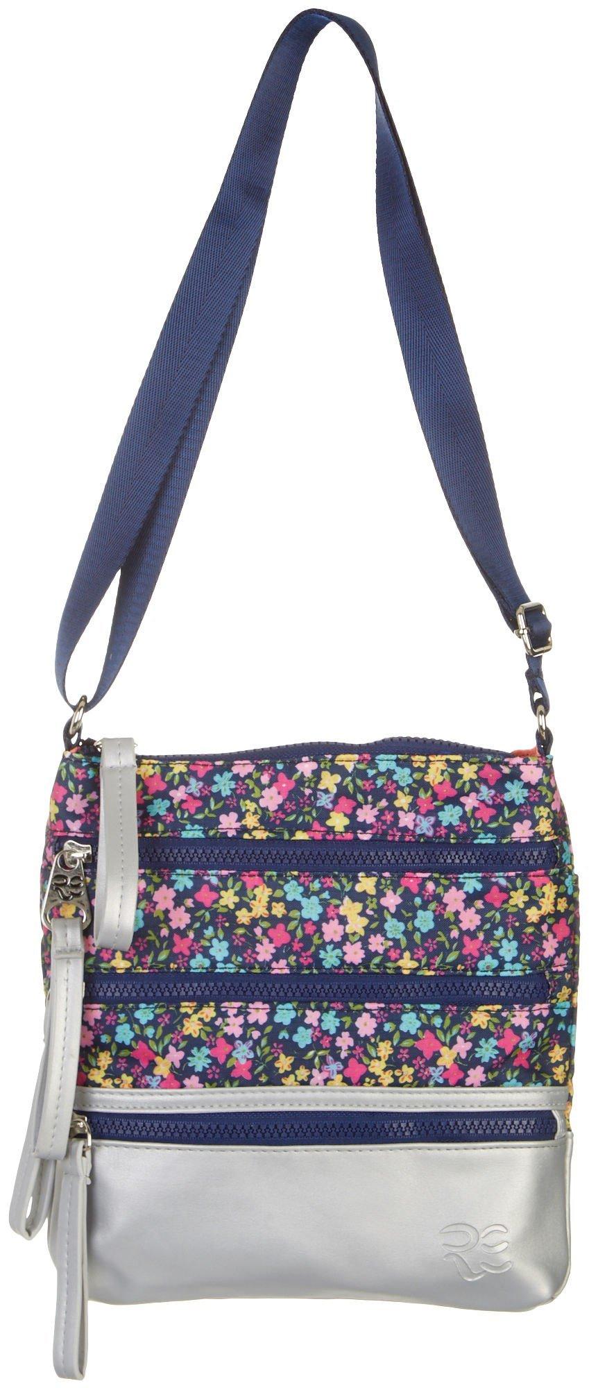 Stone Mountain Rare Earth Floral Print Crossbody Handbag