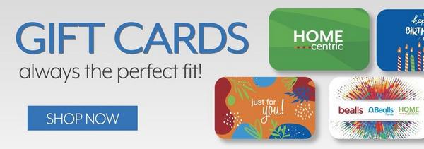 Gift cards - always the perfect fit!