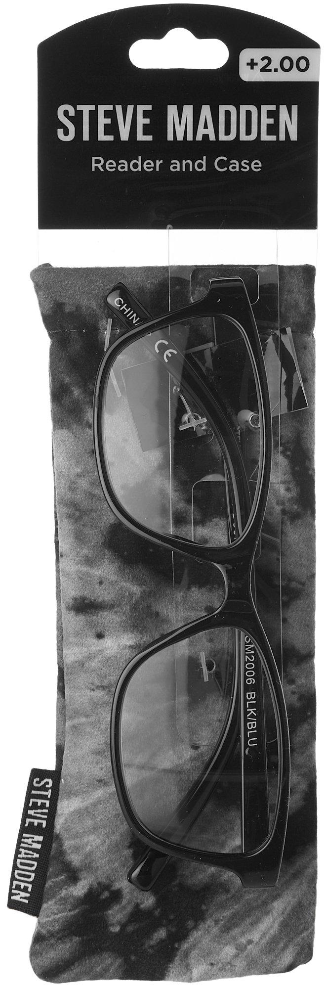 Womens Readers With Abstract Fabric Case