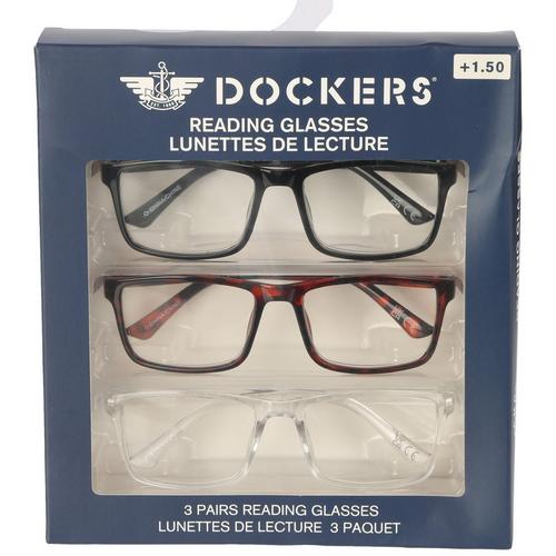 Dockers 3-Pc. Gloss Rectangular Frame Readers Set