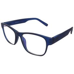 ONLY Classic Navy Rubber Square Frame Readers