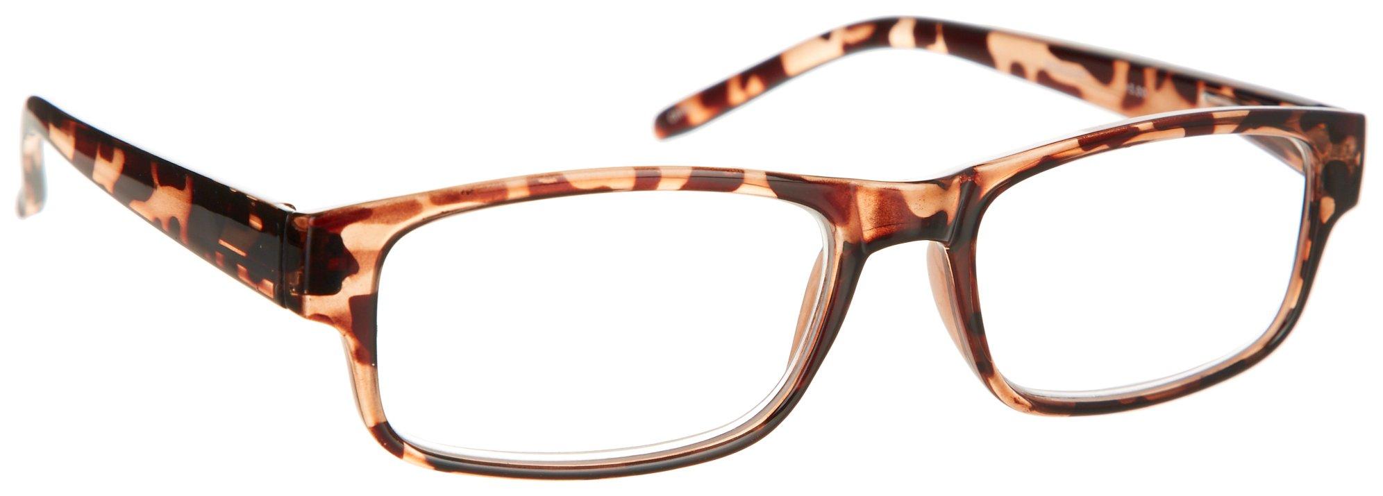 Tortoise Rectangular Reading Glases
