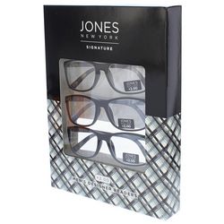 Jones New York Mens 3-pc. Square Reading Glasses Set