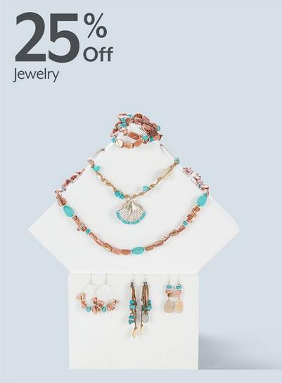 25% Off Jewelry