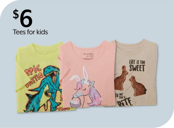 $6 Tees for kids