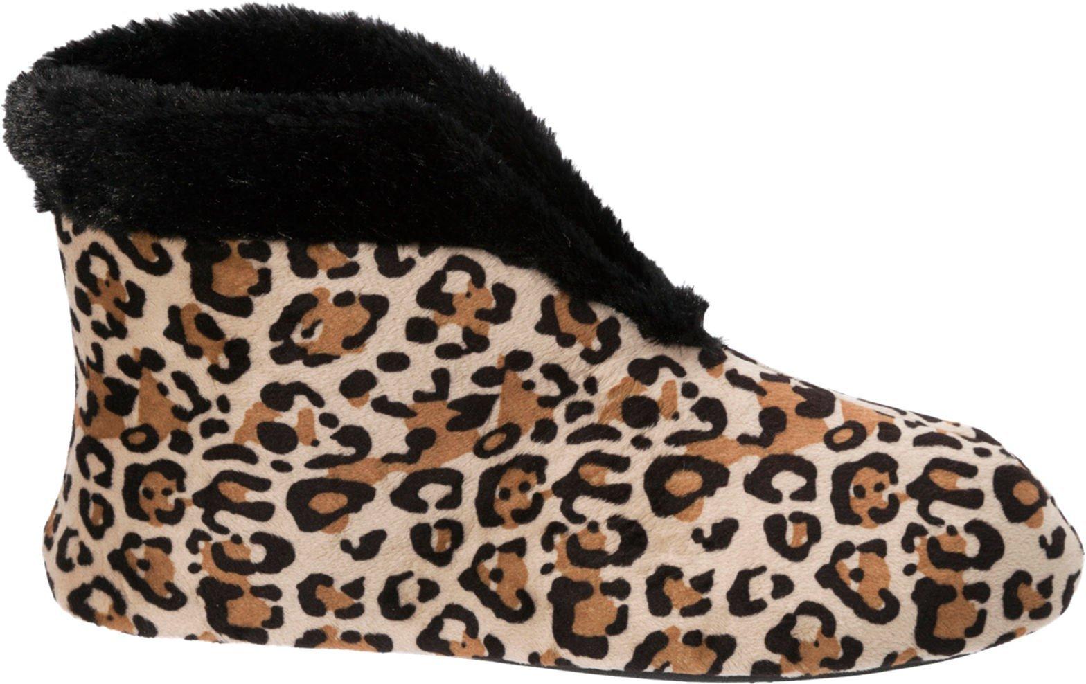 Dearfoams Womens Velour Ocelot Print Slippers | Bealls Florida