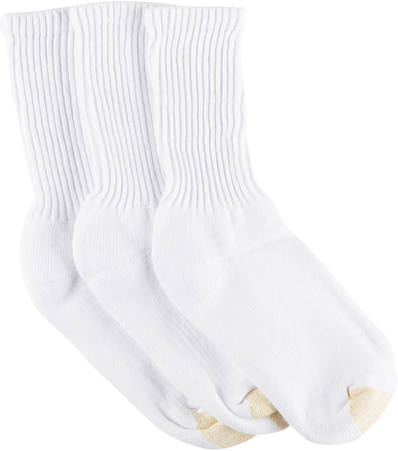 Gold Toe Womens 3pk. Ultra Tec Crew Socks 9.511 White eBay