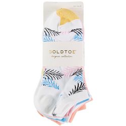 Gold Toe Womens 6-Pk. Palm Sunset Liner Socks
