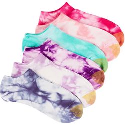 Gold Toe Womens 6-pk. Tie Dye Ultra Soft Liner Socks