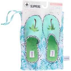 HANG ACCESSORIES Womens Palm Tree Slippers