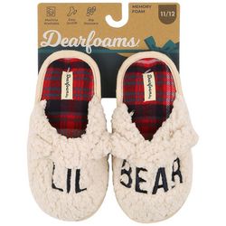 Dearfoams Lil Bear Kids Family Collection Clog Slippers