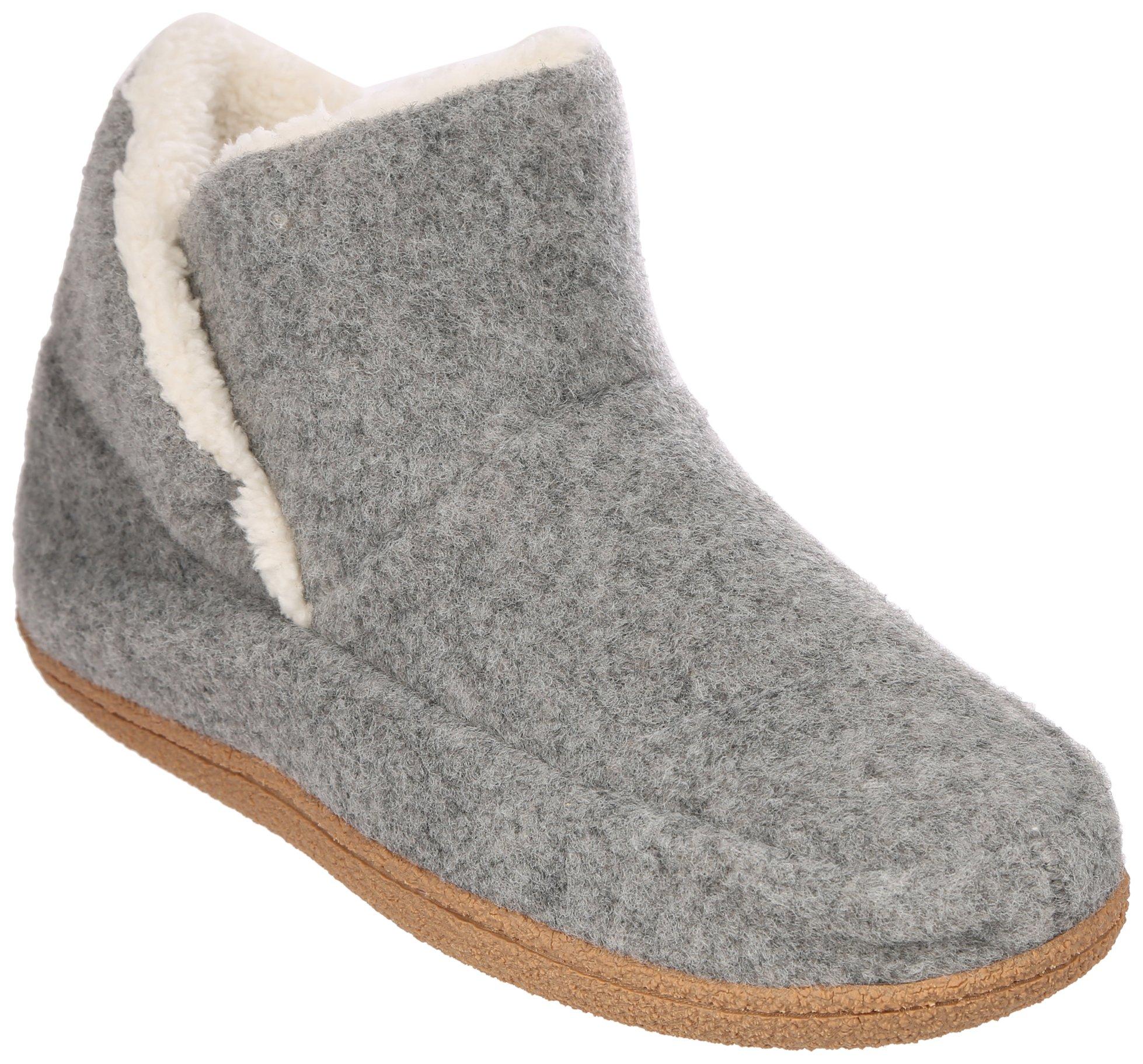 Womens Penelope Felt Bootie Slippers