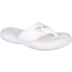 Coral Bay Womens Palm Tree Thong Slippers