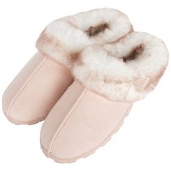 Jessica Simpson Womens Faux Fur Slippers