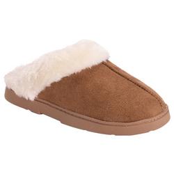 Womens Faux Suede Slippers