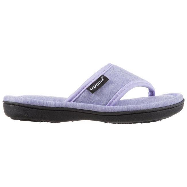 CARIBBEAN JOE Men's Flip Flops Sandals White/Blue Size Medium 8/9 New 