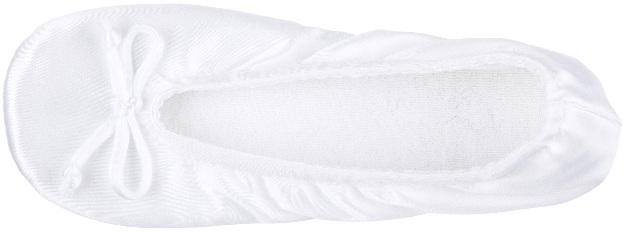 white isotoner ballet slippers