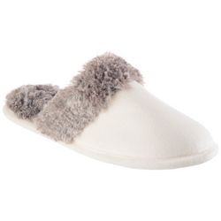 Isotoner Womens Faux Fur Slippers
