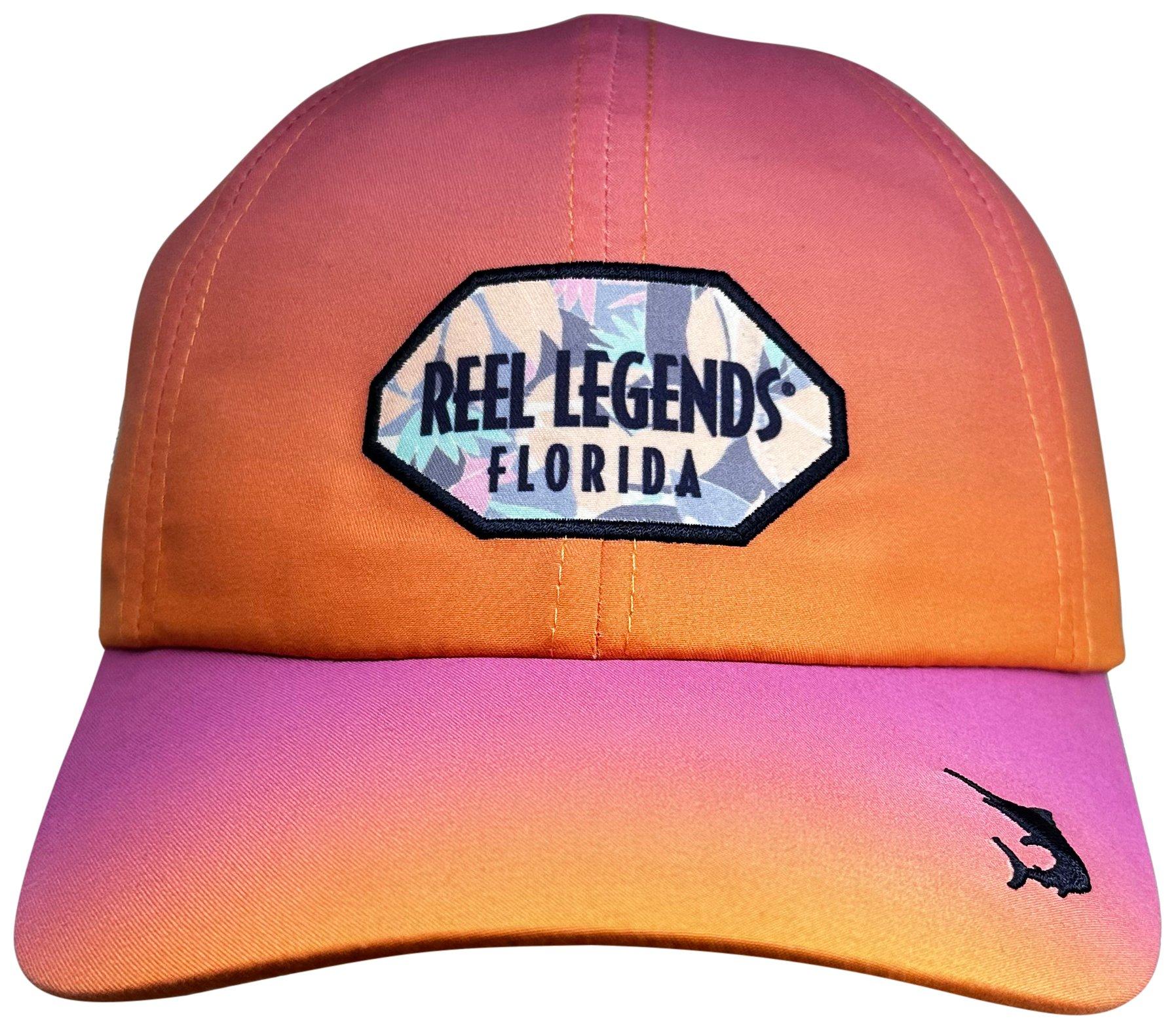 Reel Legends Womens Logo Patch Ombre Baseball Hat