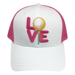 Womens Colorblock Love Golf Hat