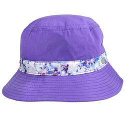Womens Watercolor Print Hatband Bucket Hat