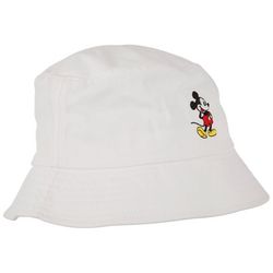 Disney Womens Mickey Mouse Solid Bucket Sun Hat
