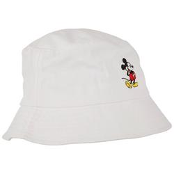 Womens Mickey Mouse Solid Bucket Sun Hat