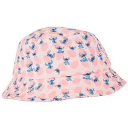 Disney Womens Stitch Print Bucket Sun Hat