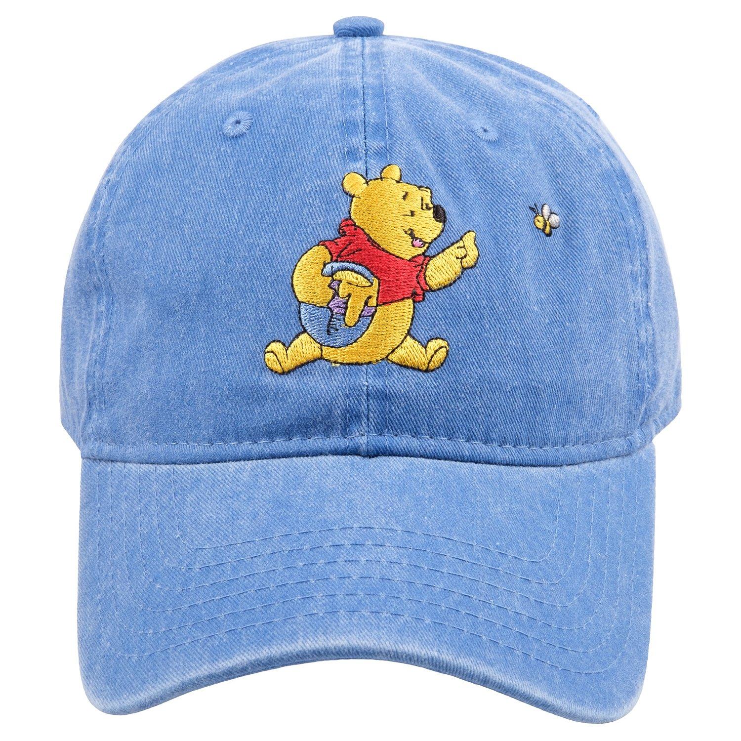 Disney Winnie The Pooh Embroidered Adjustable Baseball Hat