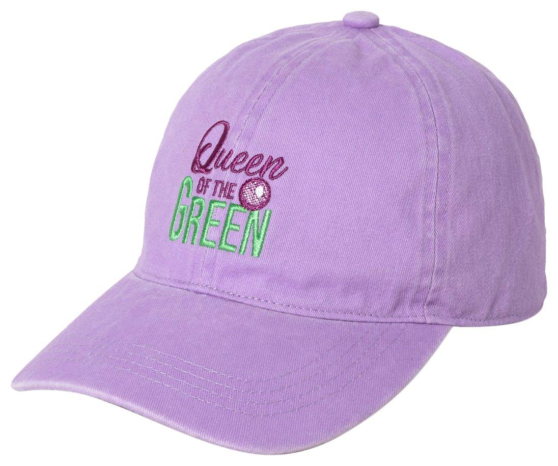 Womens Golf Queen Solid Baseball Hat