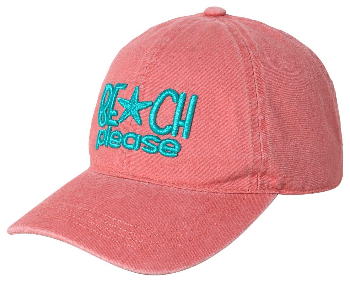 David and Young Womens Beach Please Solid Baseball Hat