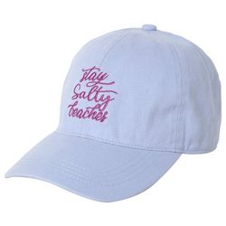 David and Young Womens Stay Salty Solid Baseball Hat