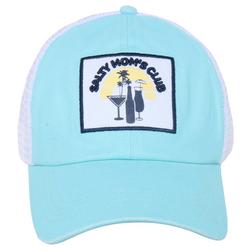 Womens Salty Mom's Club Solid Baseball Hat