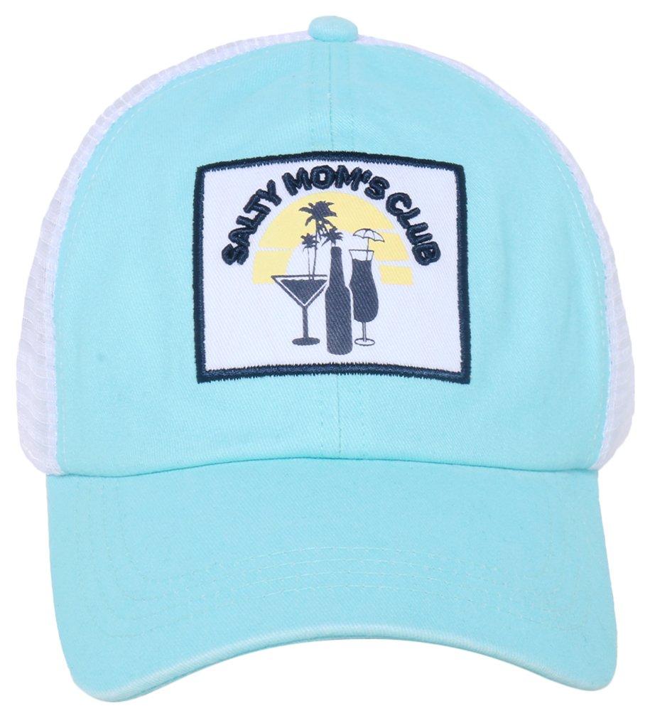 Womens Salty Mom's Club Solid Baseball Hat