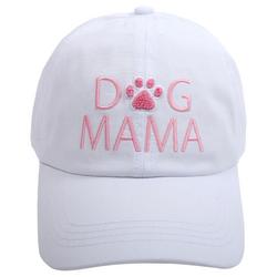 Womens Dog Mama Solid Baseball Hat