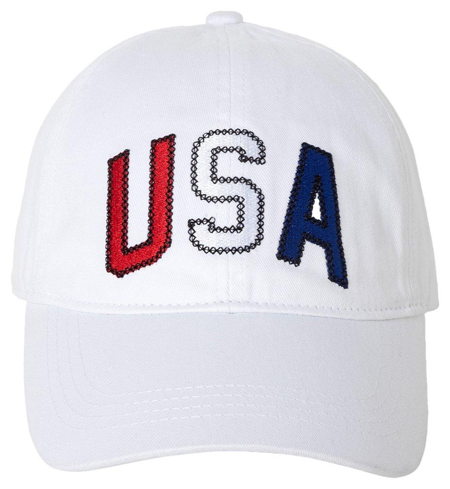 Womens USA Solid Baseball Hat