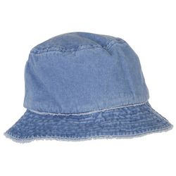 David & Young Womens Frayed Denim Bucket Hat