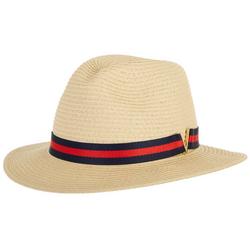 Womens Paper Braid Panama Hat