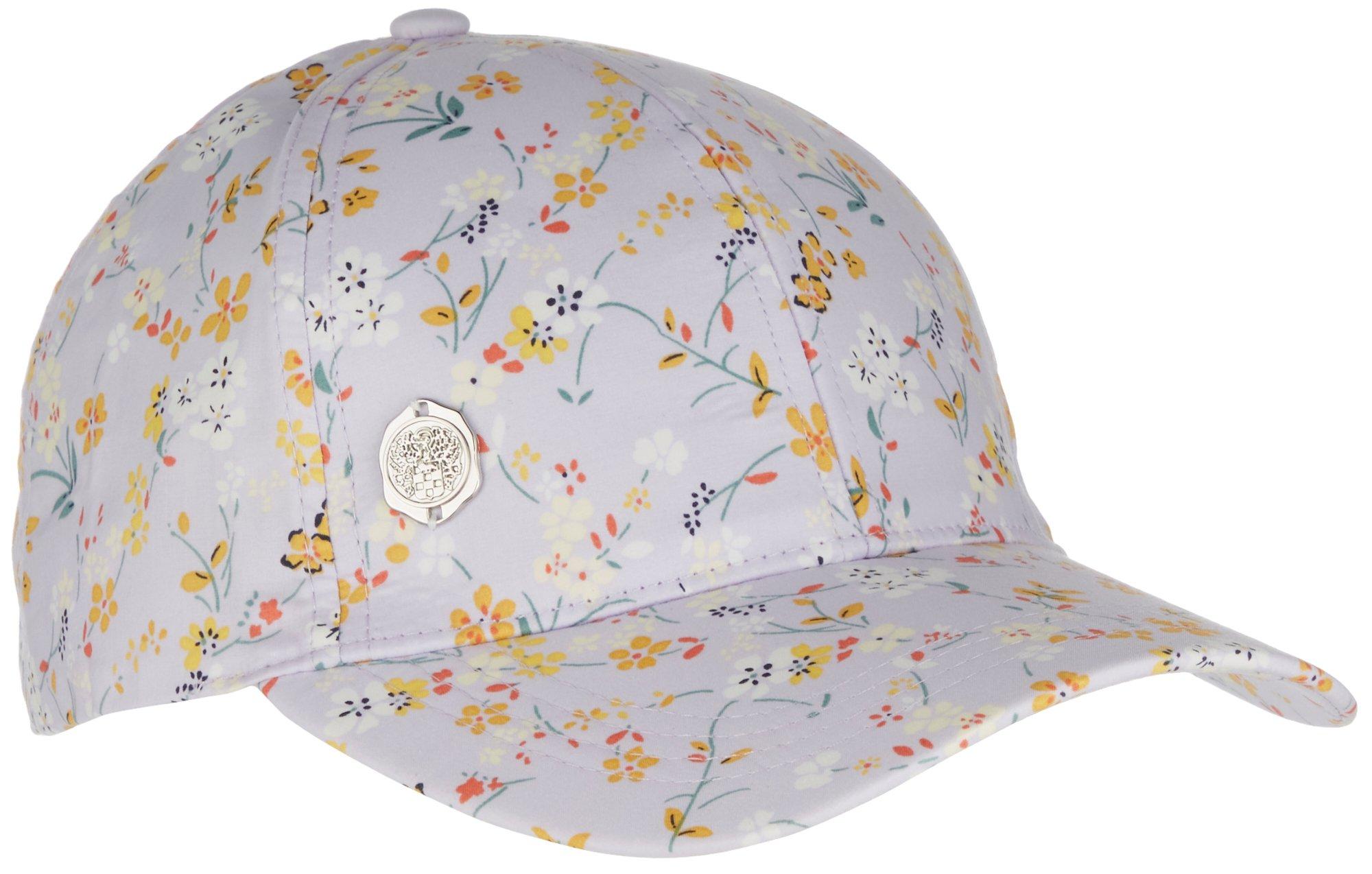 Vince Camuto Womens Floral Adjustable Baseball Hat