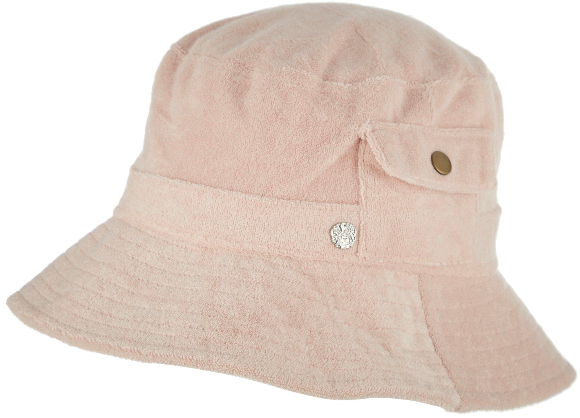 Vince Camuto Womens Soft Terry Pocket Lined Bucket Hat