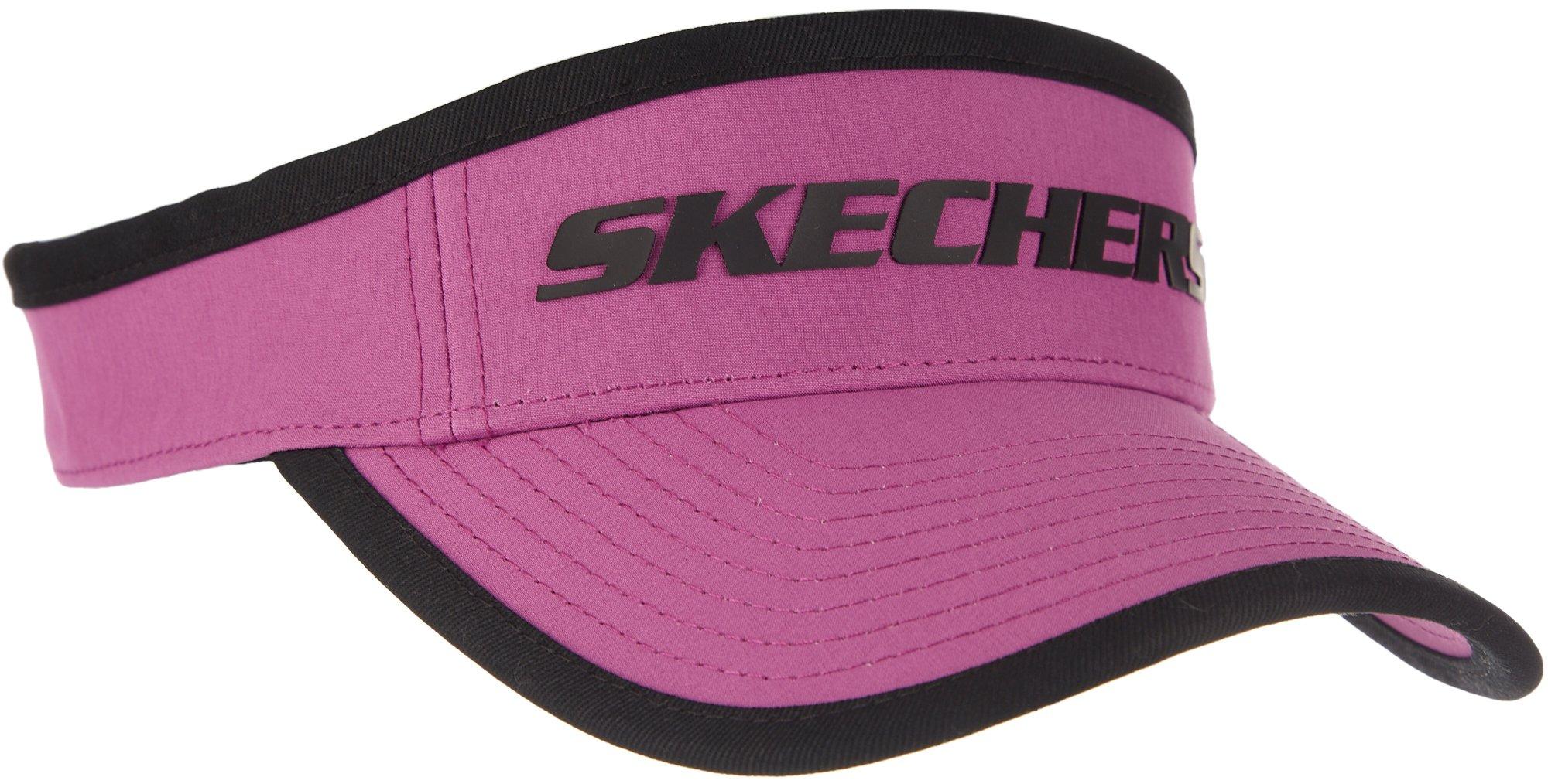 Womens Color Blocked SPF 40 Adjustable Sun Visor