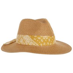 Twig & Arrow Womens Paper Straw Braided Panama Hat