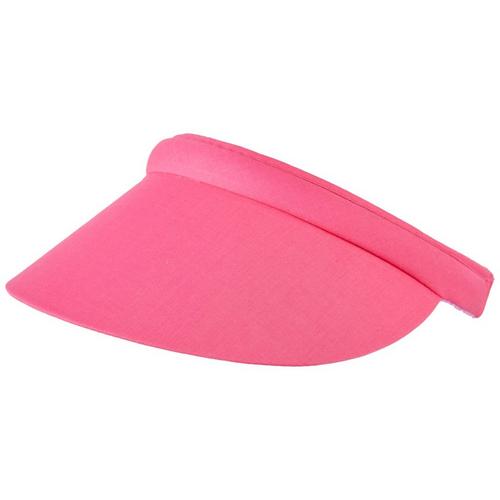 Madd Hatter Womens Solid Color Cotton Sun Visor