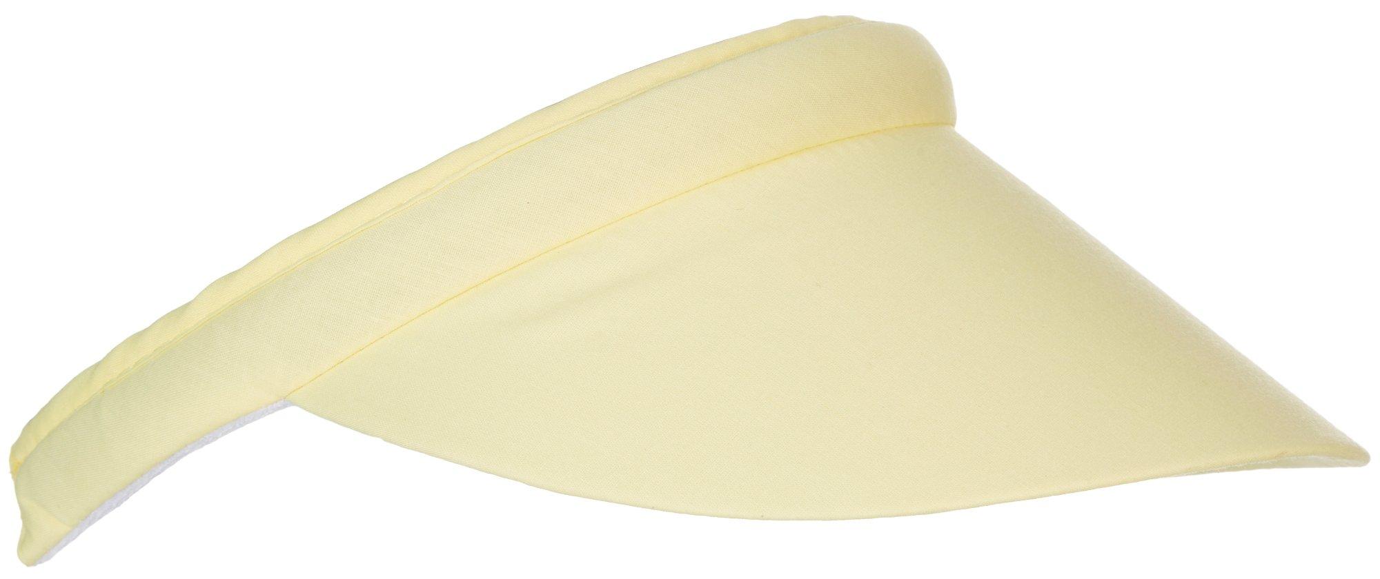 Madd Hatter Womens Solid Color Cotton Sun Visor