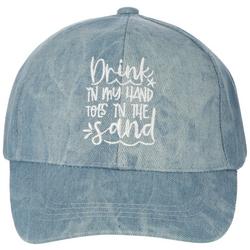 Womens Drink In My Hand Solid Baseball Hat