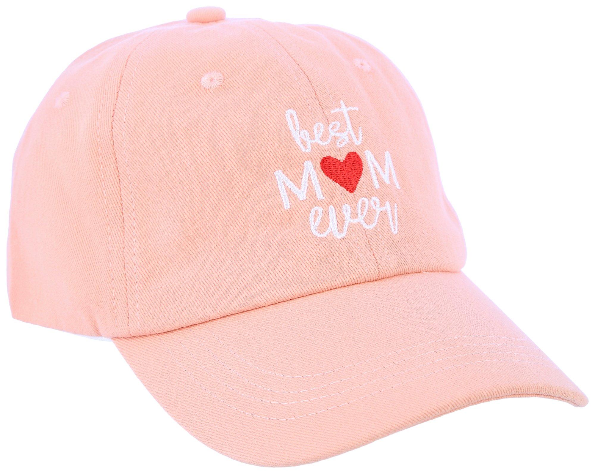 Madd Hatter Womens Best Mom Ever Solid Baseball Hat